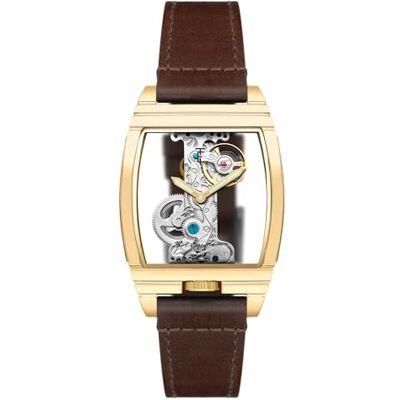 Thomas Earnshaw Discovery Wolver Bridge mekanisk herrklocka 36 mm läderrem ES-8299, Brun Thomas Earnshaw Discovery Wolver Bridge mekanisk herrklocka 36 mm läderrem ES-8299, Brun