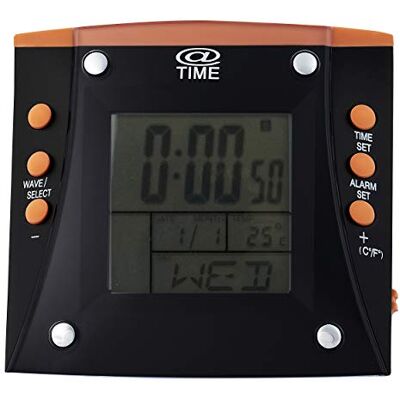 TIME100 At Time Bordsklocka analog plast, Flerfärgad/vit, Modern TIME100 At Time Bordsklocka analog plast, Flerfärgad/vit, Modern