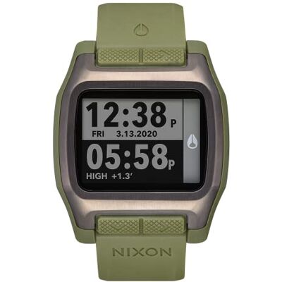 Nixon Män digital japansk automatisk rörelse-klocka med plastarmband A1308-1085-00 Nixon Män digital japansk automatisk rörelse-klocka med plastarmband A1308-1085-00