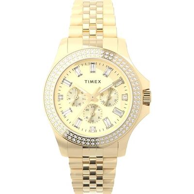 Timex TW2Y54600 Kaia Multifunktionellt armbandsur på 40 mm i rostfritt stål för kvinnor Timex TW2Y54600 Kaia Multifunktionellt armbandsur på 40 mm i rostfritt stål för kvinnor
