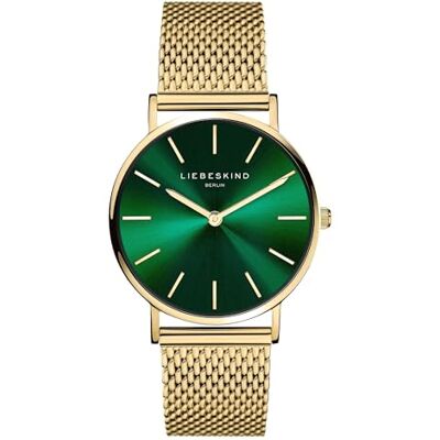 LIEBESKIND LT-0210-MQ Klocka, Guld, Grön, 34 mm LIEBESKIND LT-0210-MQ Klocka, Guld, Grön, 34 mm