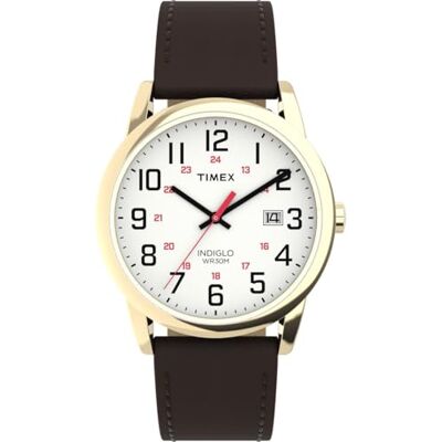 Timex Analog kvarts armbandsur för män Easy Reader Classic Timex Analog kvarts armbandsur för män Easy Reader Classic