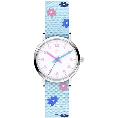 Cool Time CT Kids armbandsur med nylonarmband CT-0041-LQ turkos Cool Time CT Kids armbandsur med nylonarmband CT-0041-LQ turkos