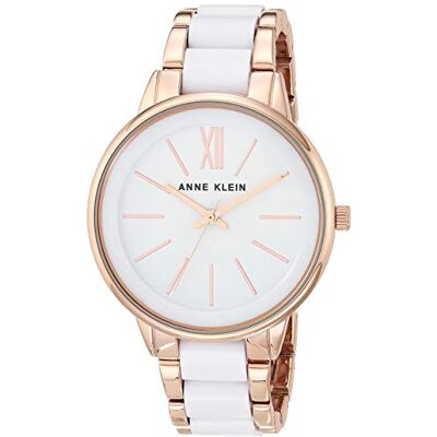 Anne Klein damarmbandsur i harts, Vitt Anne Klein damarmbandsur i harts, Vitt