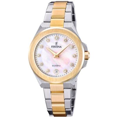 Festina Dress Watch F20702/1, Pärlmor, armband, Mor till pärla, armband Festina Dress Watch F20702/1, Pärlmor, armband, Mor till pärla, armband