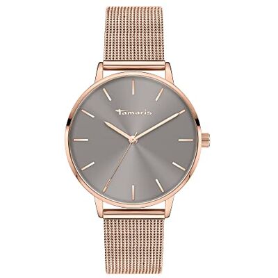 Tamaris damklocka – Schlichte, runde armbandsur för dam 36 mm armbandsur med rostfritt stål Meshband i silver, Gold, Roséguld, Svart, Blå, Grön, Lila uvm, wasserfest Tamaris damklocka – Schlichte, runde armbandsur för dam 36 mm armbandsur med rostfritt stål Meshband i silver, Gold, Roséguld, Svart, Blå, Grön, Lila uvm, wasserfest