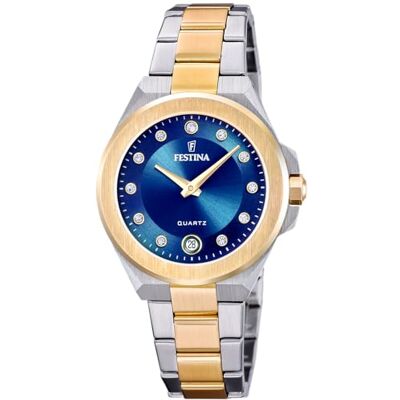 Festina Klänning klocka F20702/3, Färg: blå, armband Festina Klänning klocka F20702/3, Färg: blå, armband