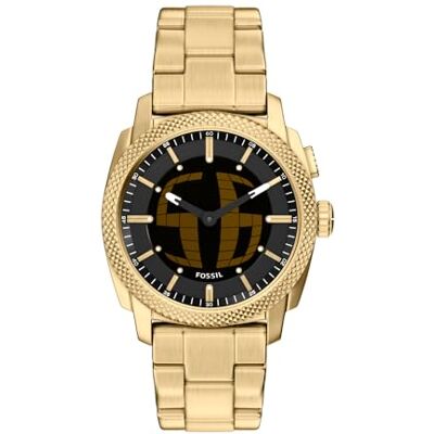 Fossil maskin herr 41 mm guldton klocka i rostfritt stål, FS6157 Fossil maskin herr 41 mm guldton klocka i rostfritt stål, FS6157