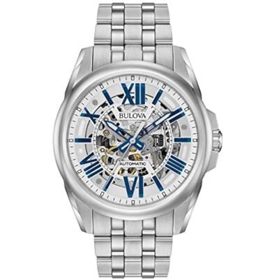 Bulova 96A187 Klocka, En Storlek, Silver Bulova 96A187 Klocka, En Storlek, Silver