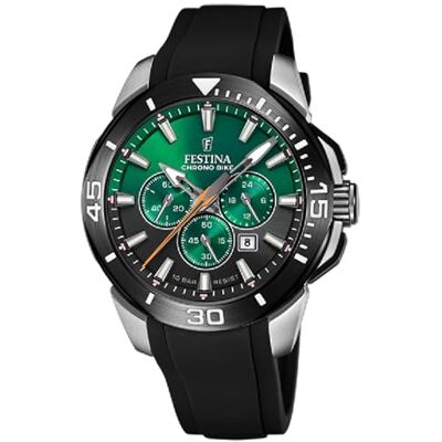 Festina Chrono Bike F20642/C silikonklocka svart, Klassisk Festina Chrono Bike F20642/C silikonklocka svart, Klassisk