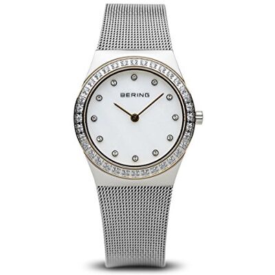 BERING Kvinnor Analogt Quarz Classic Collection armbandsur med Rostfritt stål Armband och Safirglas BERING Kvinnor Analogt Quarz Classic Collection armbandsur med Rostfritt stål Armband och Safirglas