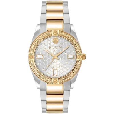 Philipp Plein Plein ikonkedja dam analog kvartsur rostfritt stål, flerfärgad, armband Philipp Plein Plein ikonkedja dam analog kvartsur rostfritt stål, flerfärgad, armband