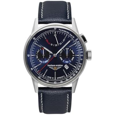 Bauhaus Aviation G38, automatik, 23623, blå Bauhaus Aviation G38, automatik, 23623, blå