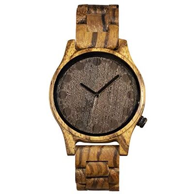 Opis Technology Opis UR-M3 Armbandsklockor i rent trä för män (zebraträ/svart sandelträ) Opis Technology Opis UR-M3 Armbandsklockor i rent trä för män (zebraträ/svart sandelträ)