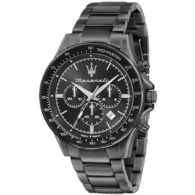 Maserati Herrklocka Sfida Limited Edition Collection, kronograf, kvarts R8873640016, Mörkgrå, 44mm, armband Maserati Herrklocka Sfida Limited Edition Collection, kronograf, kvarts R8873640016, Mörkgrå, 44mm, armband