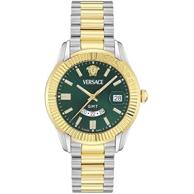 Versace analog schweizisk kvartsklocka för män med rostfritt stål VE0U00225 Versace analog schweizisk kvartsklocka för män med rostfritt stål VE0U00225