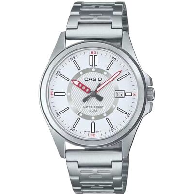 Casio Watch MTP-E700D-7EVEF, silver, Armband Casio Watch MTP-E700D-7EVEF, silver, Armband