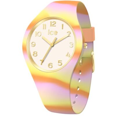 ICE-WATCH ICE tie and dye Pink honey Rosa damklocka med plastarmband 022599 (Small) ICE-WATCH ICE tie and dye Pink honey Rosa damklocka med plastarmband 022599 (Small)