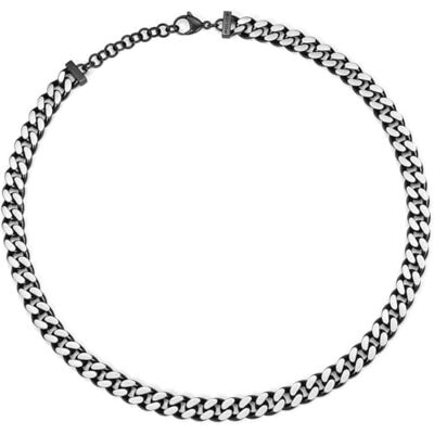 Police Centurion Svart/silver rostfritt stål herrkedja Police Centurion Svart/silver rostfritt stål herrkedja