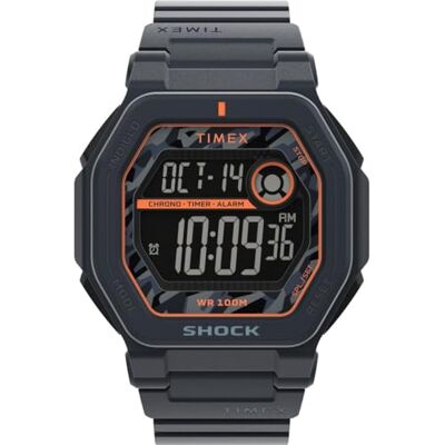 Timex Digital armbandsklocka för män med plastband Command Encounter, flerfärgad, Armband Timex Digital armbandsklocka för män med plastband Command Encounter, flerfärgad, Armband