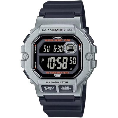 Casio herrklocka sportutrustning digital svart urtavla hartsband WS-1400H-1BVDF., svart, rem, svart, rem Casio herrklocka sportutrustning digital svart urtavla hartsband WS-1400H-1BVDF., svart, rem, svart, rem