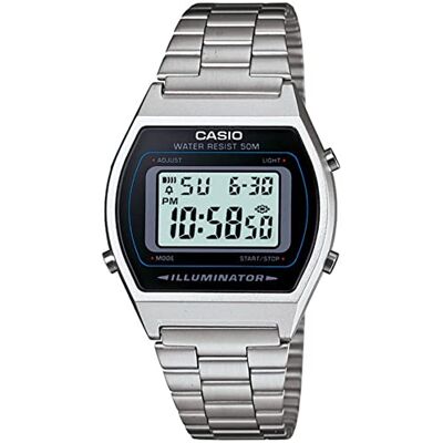 Casio Unisex vuxen digital kvarts klocka med rostfritt stål armband 4971850965138 Casio Unisex vuxen digital kvarts klocka med rostfritt stål armband 4971850965138