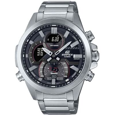 Casio Analog ECB-30D-1AEF, Silver, 75D Casio Analog ECB-30D-1AEF, Silver, 75D