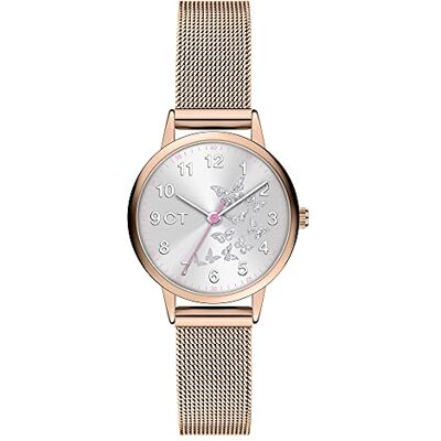 Cool Time flick barn armbandsur, Butterfly Dial (Roséguld Mesh) Cool Time flick barn armbandsur, Butterfly Dial (Roséguld Mesh)