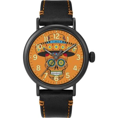Timex Män analog kvarts armbandsur Waterbury standard dia de los muertos Timex Män analog kvarts armbandsur Waterbury standard dia de los muertos