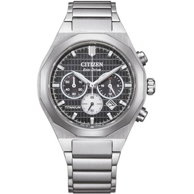 Citizen herr kronograf Eco-Drive klocka Zenshin Senkei Citizen herr kronograf Eco-Drive klocka Zenshin Senkei
