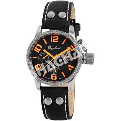 Engelhardt Damer analog mekaniskt armbandsur med läderarmband 38772219012 Engelhardt Damer analog mekaniskt armbandsur med läderarmband 38772219012