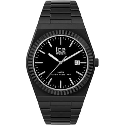 ICE-WATCH , Ice Power Pw1 Black Matte Silver, Svart Herrklocka Med Plastarmband, 025763 (41 Mm) ICE-WATCH , Ice Power Pw1 Black Matte Silver, Svart Herrklocka Med Plastarmband, 025763 (41 Mm)