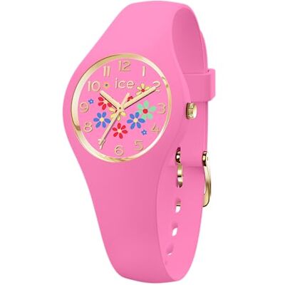 ICE-WATCH ICE flower Pinky bloom Rosa damklocka med silikonarmband 021731 (Extra small) ICE-WATCH ICE flower Pinky bloom Rosa damklocka med silikonarmband 021731 (Extra small)