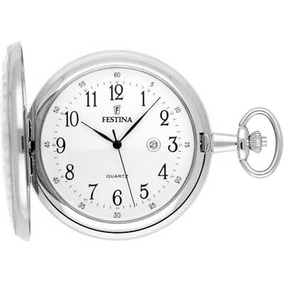 Festina analog kvarts fickur F2023/1, silver, Klassisk Festina analog kvarts fickur F2023/1, silver, Klassisk