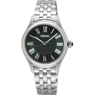 Seiko Analogt kvartsur för kvinnor med rostfritt stålrem SUR611P1 Seiko Analogt kvartsur för kvinnor med rostfritt stålrem SUR611P1