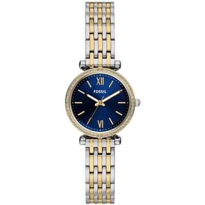 Fossil ES5438 Analog kvartsklocka för kvinnor med armband i rostfritt stål Fossil ES5438 Analog kvartsklocka för kvinnor med armband i rostfritt stål