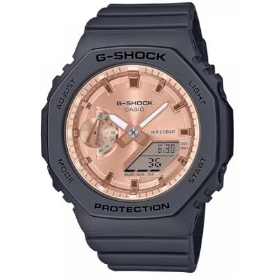 Casio kvinnors analog-digital kvartsur med plastrem GMA-S2100MD-1AER, Svart, GMA-S2100MD-1AER-AMZUK Casio kvinnors analog-digital kvartsur med plastrem GMA-S2100MD-1AER, Svart, GMA-S2100MD-1AER-AMZUK