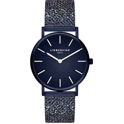 LIEBESKIND Kärleksbarn Berlin-armbandsur LT-0414-MQ IP blå, blå LIEBESKIND Kärleksbarn Berlin-armbandsur LT-0414-MQ IP blå, blå