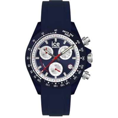 ICE-WATCH , Bewatch Blue White, Blå Herrklocka Med Silikonarmband, 025630 (41 Mm) ICE-WATCH , Bewatch Blue White, Blå Herrklocka Med Silikonarmband, 025630 (41 Mm)