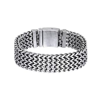 iXXXi Men Edelstahlarmband Shanghai Antiksilber 20cm iXXXi Men Edelstahlarmband Shanghai Antiksilber 20cm