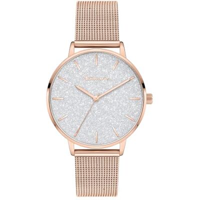Tamaris dam analog kvartsur med rostfritt stål armband TT-0132-MQ, Roséguld Tamaris dam analog kvartsur med rostfritt stål armband TT-0132-MQ, Roséguld