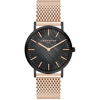 LIEBESKIND Berlin dam armbandsur LT-0512-MQ rostfritt stål in IP roséguld am Edelstahlband LIEBESKIND Berlin dam armbandsur LT-0512-MQ rostfritt stål in IP roséguld am Edelstahlband