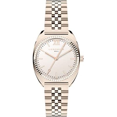 LIEBESKIND Berlin Time & Jewel Dam analog kvartsklocka med rostfritt stål armband LT-0342-MQ LIEBESKIND Berlin Time & Jewel Dam analog kvartsklocka med rostfritt stål armband LT-0342-MQ