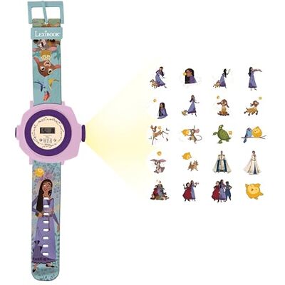 Lexibook , Disney Wish, Projektionsklocka, DMW050WI Lexibook , Disney Wish, Projektionsklocka, DMW050WI