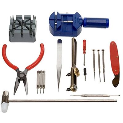 tempo di saldi SALDTID Klockor Reparation Kit Professionell Öppna Kits Mesh Batteri Rem 16 st tempo di saldi SALDTID Klockor Reparation Kit Professionell Öppna Kits Mesh Batteri Rem 16 st