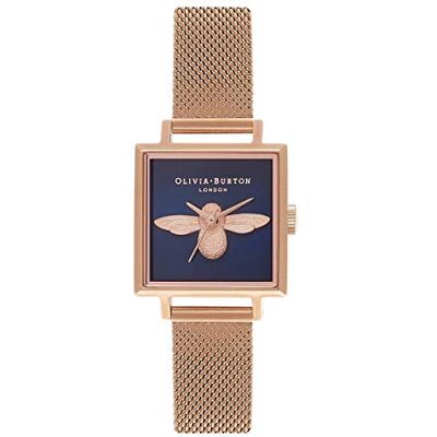 Olivia Burton dam analog kvartsklocka med rostfritt stål armband OB16AM96 Olivia Burton dam analog kvartsklocka med rostfritt stål armband OB16AM96