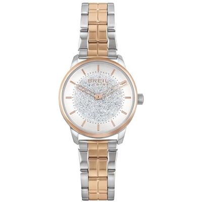 Breil Uhr Damen Lucille Ziffernblatt Silber Bewegung NUR Zeit kvarts e armband Farbiger Stahl rosa guld EW0542 Breil Uhr Damen Lucille Ziffernblatt Silber Bewegung NUR Zeit kvarts e armband Farbiger Stahl rosa guld EW0542