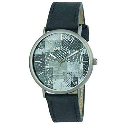 Snooz herr analog kvartsklocka med läderarmband Saa1041-87 Snooz herr analog kvartsklocka med läderarmband Saa1041-87