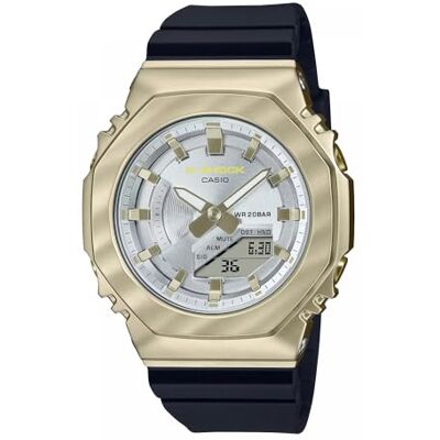 G-Shock CASIO Analog Kvarts Mäns klocka med rem i rostfritt stål GM-S2100BC-1AER, Svart G-Shock CASIO Analog Kvarts Mäns klocka med rem i rostfritt stål GM-S2100BC-1AER, Svart
