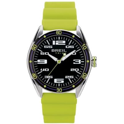 Breil Mäns klocka herr poäng enfärgad urtavla svart rörelse Chrono kvarts och orange silikon jordgubbe EW0636, Fluogrön/svart, taille unique, Remmar Breil Mäns klocka herr poäng enfärgad urtavla svart rörelse Chrono kvarts och orange silikon jordgubbe EW0636, Fluogrön/svart, taille unique, Remmar